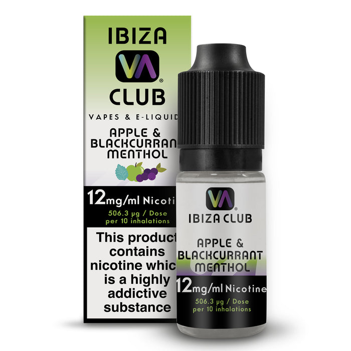 Ibiza Vape Club - Apple and Blackcurrant E-Liquid