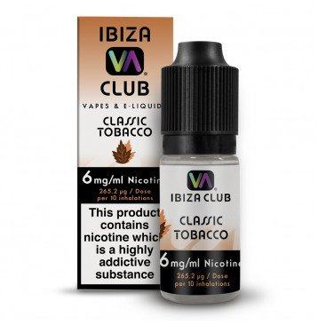 Ibiza Vape Club - Classic Tobacco E-liquid