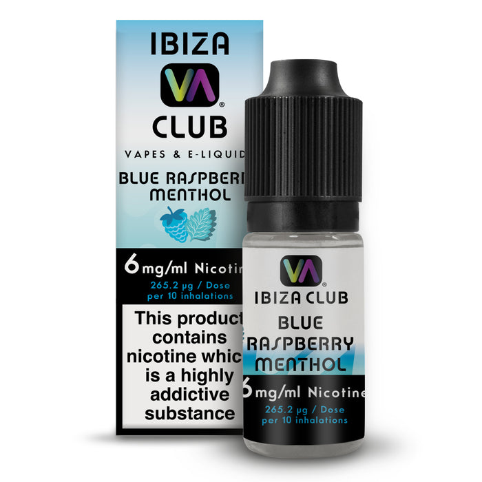 Ibiza Vape Club - Blue Raspberry Menthol E-Liquid