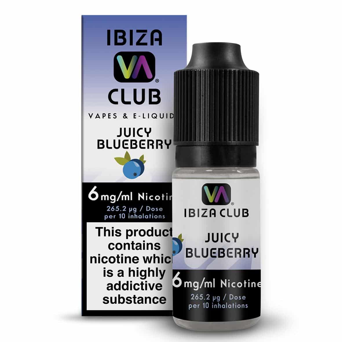 Blueberry Vape Juice | Refreshing Flavour Hit  IbizaVapeClub.com