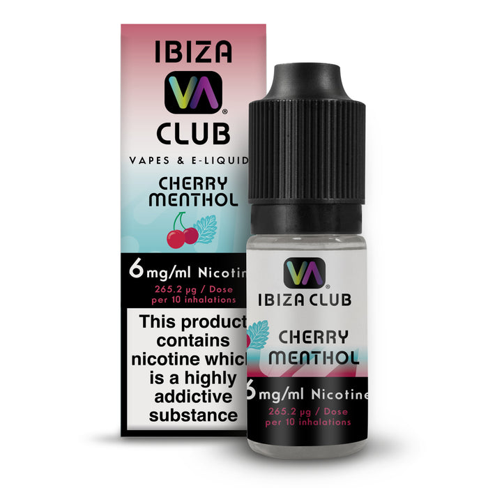 Ibiza Vape Club - Cherry Menthol E-Liquid