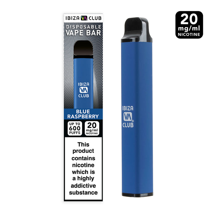 Ibiza Vape Club - Blue Raspberry Disposal Vape Bar